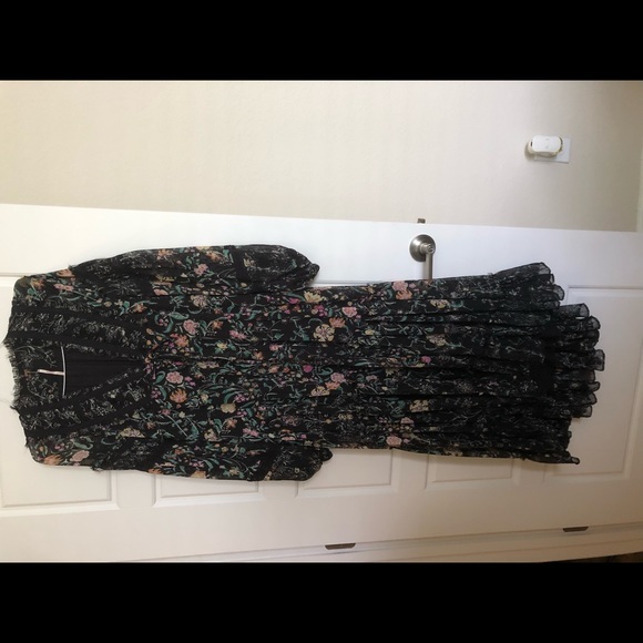 Free People Cassis Printed Chiffon Dress - Picture 5 of 13